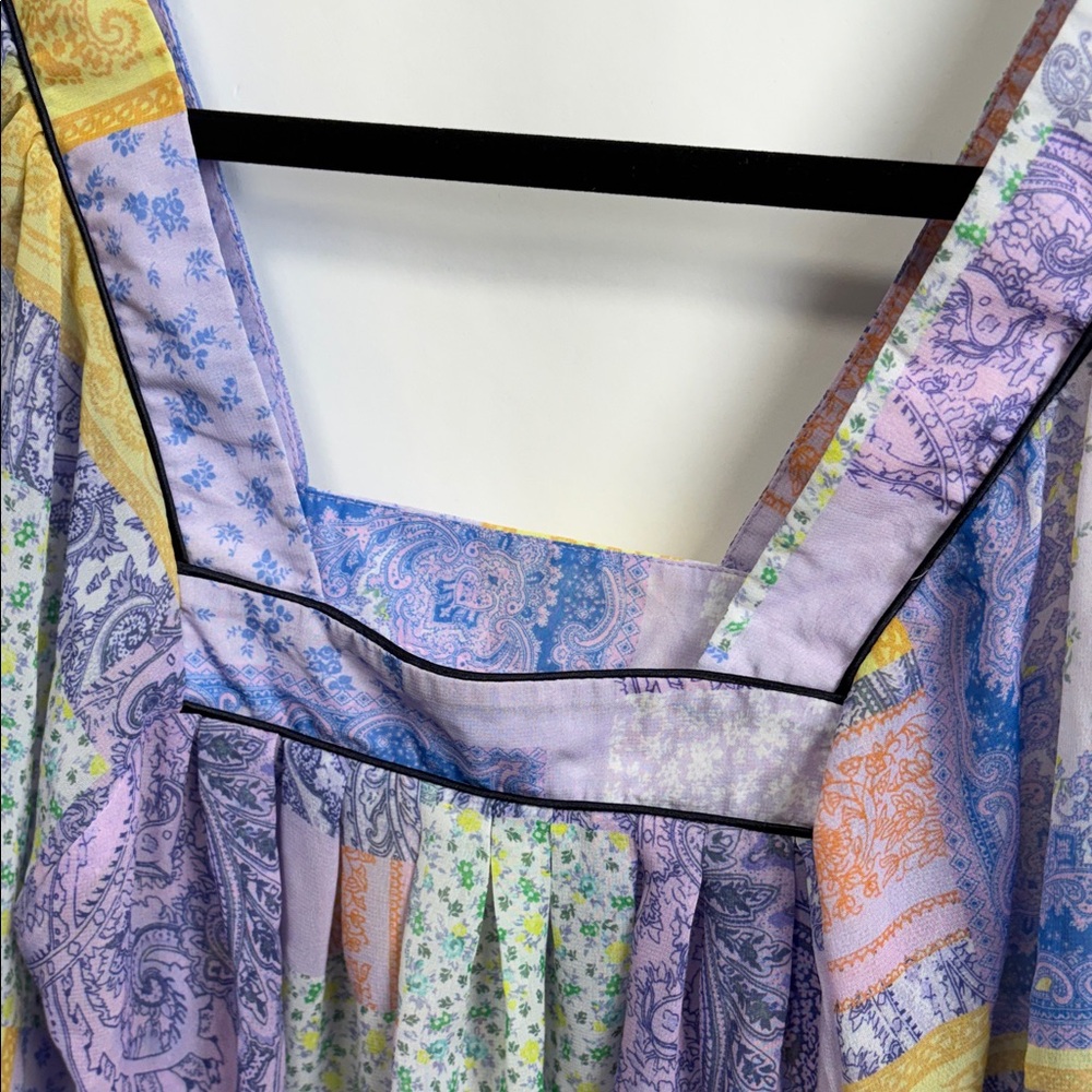 ASOS Multicolor Patchwork Blouse - Picture 10 of 10